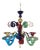 Murano Multicolors Glass Chandelier by Simoeng For Sale