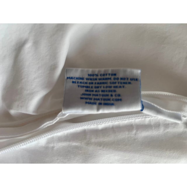 2010s MATOUK-"Essex" Cotton King Duvet Cover For Sale - Image 5 of 6