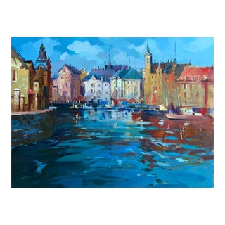 Oil Painting Like in Venice Yuriy Suprunchuk For Sale