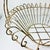 1950s Vintage French Art Nouveau Boho Chic Large Jardiniere Basket Planter. For Sale - Image 6 of 14