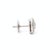 Contemporary 18k Gold Heart Diamond Stud Earrings - Vintage, A Pair For Sale - Image 3 of 6