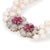 Contemporary Elan Vintage 6.70 Carats Ruby Diamond Pearl 18k Yellow Gold Necklace For Sale - Image 3 of 6