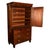 Early 19th Century Antique 19thC Flame Mahogany Georgian Regency English Linen Press Chest 1800 For Sale - Image 5 of 16