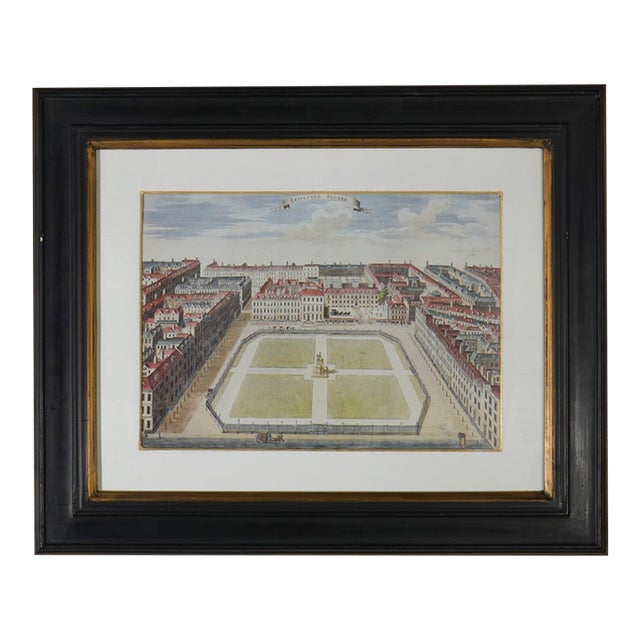 1990s Trowbridge English Square Print by Thomas Bowles For Sale