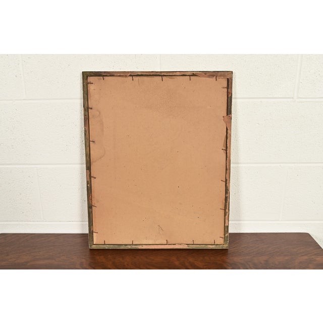 Antique Venice Italy Signed Lithograph by Claude Duval, Circa 1900 For Sale - Image 11 of 12
