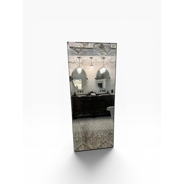 Metal Kalinda Narrow Floor Mirror by Arhaus For Sale - Image 7 of 12