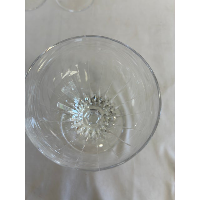 Vintage Josair Crystal Water Goblets, Set of 8 For Sale In Oklahoma City - Image 6 of 7