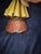Folk Art Folk Art Angel Figurine Tree Topper For Sale - Image 3 of 7