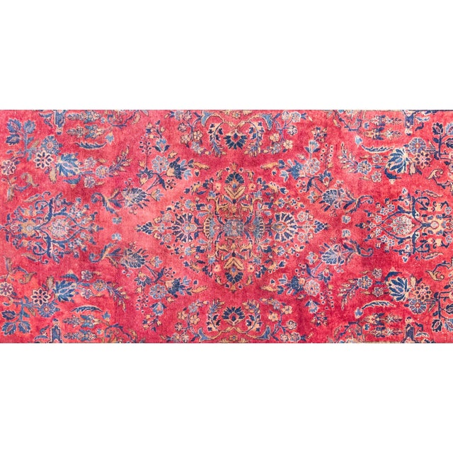 Early 20th Century Persian Kashan Rug For Sale - Image 13 of 17