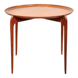 Danish Teak Tray Table by Engholm and Willumsen for Fritz Hansen, 1960s