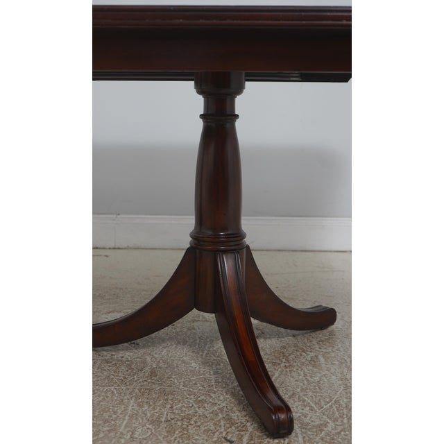 Maitland Smith Figural Mahogany Dining Room Table For Sale - Image 9 of 18