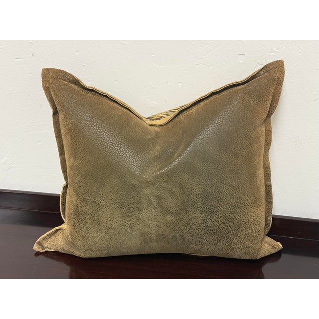 Kuba Cloth Geometric Decorative Pillow. For Sale In San Francisco - Image 6 of 12