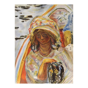 Bonnard Lithograph Jeune Fille Dans La Barque Verve 1939