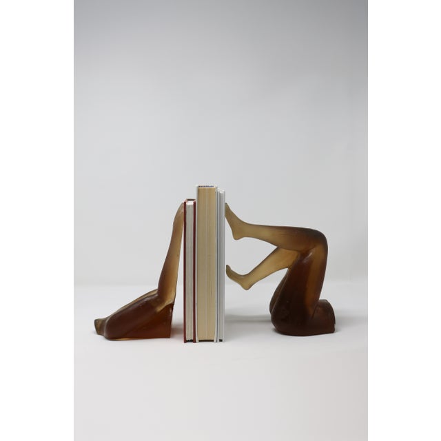 Il Corpo Small Bookends in Cola - a Pair For Sale - Image 4 of 5