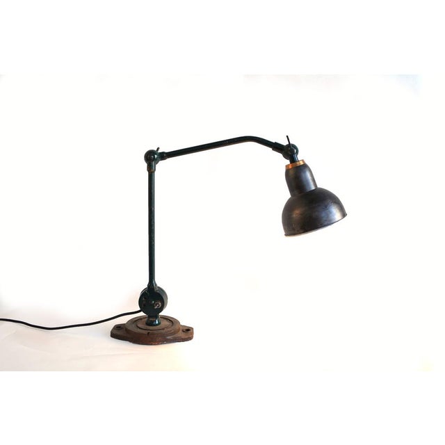 Industrial Industrial Table Lamp from Elaul, France For Sale - Image 3 of 7