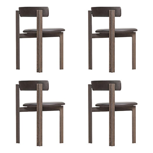 Wood Principal Dining Chairs by Bodil Kjær, Set of 4 For Sale