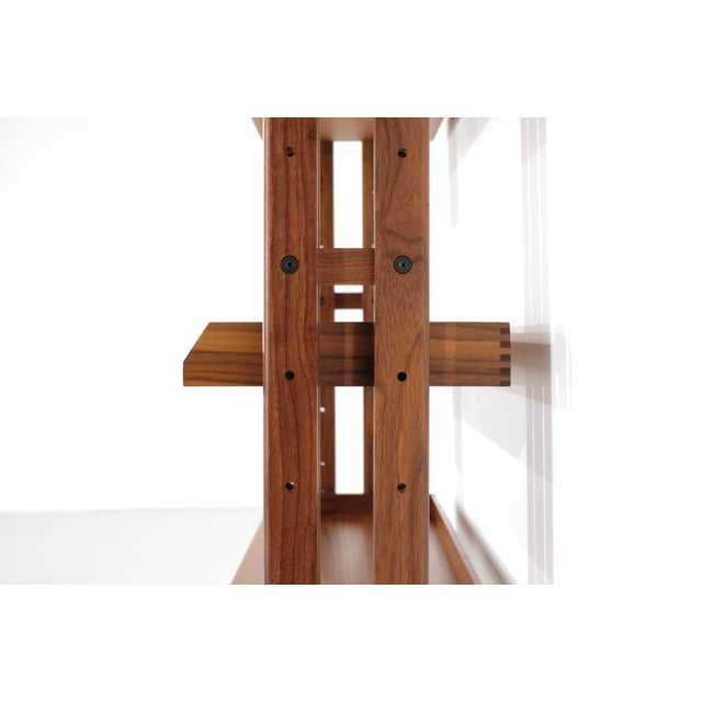 Brown 835 Infinito Bookcase by Franco Albini for Cassina, Italy, 1956 For Sale - Image 8 of 18