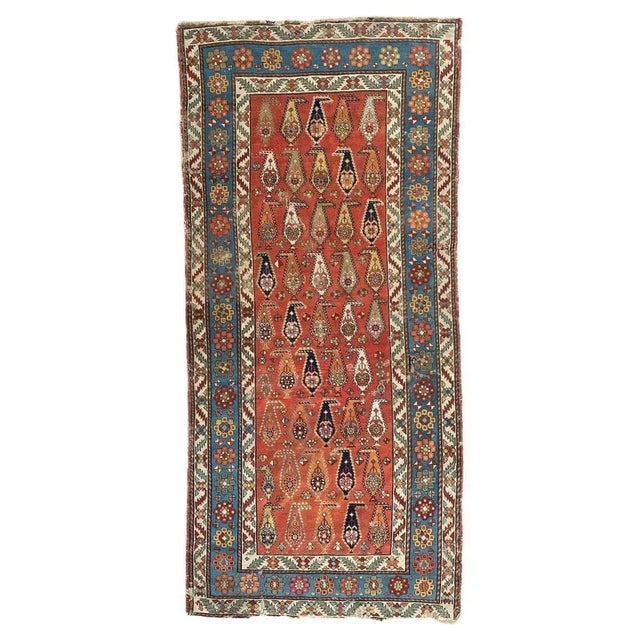 Antque Caucasian Guwan Rug For Sale - Image 17 of 17