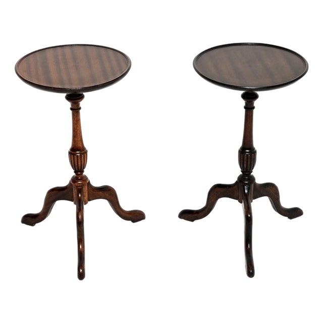 Antique Georgian Wine Tables, 1900s, Set of 2 For Sale
