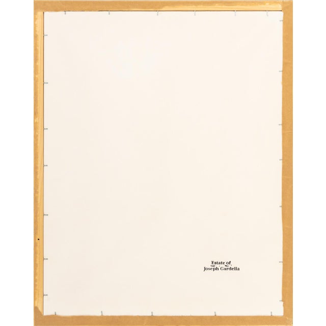 Black Joseph Gardella Abstract Composition Graphite For Sale - Image 8 of 9