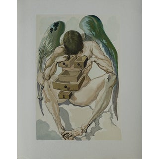 Salvador Dali, L'ange déchu, Etching For Sale