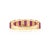 2.89 Carat Ruby & Diamond Band Ring in 14k Yellow Gold Stackable Design Size 9 For Sale - Image 9 of 16