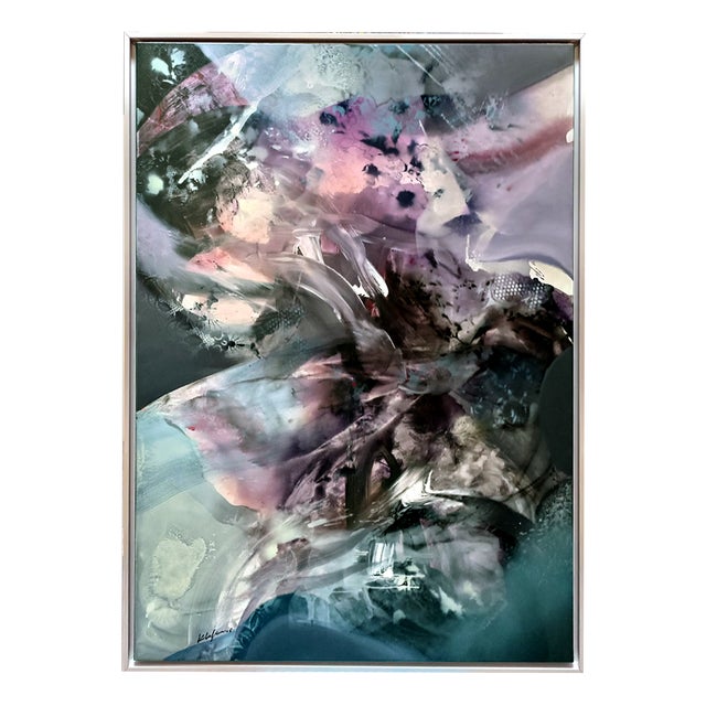 Ovidiu Kloska, All the Sky from a Single Wing, Mixed on Canvas, Framed For Sale