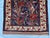 1990s Afghan Peacock Area Rug, Hand-Knotted Wool, Floral, 4x6, Indigo & Magenta For Sale - Image 5 of 13