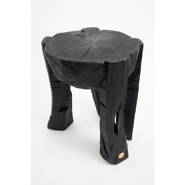 Burnt Wood and Oak Coffee Table by Logniture For Sale - Image 17 of 18