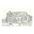 1943 William Wood Architectural Drawing For Sale