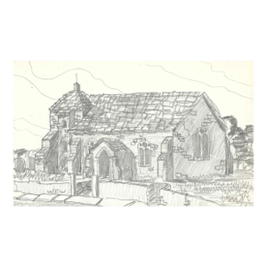1943 William Wood Architectural Drawing