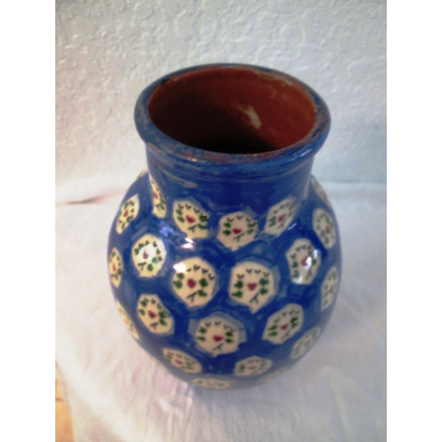Portuguese Blue Pottery Vase Chairish