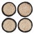 Jute Coasters, Set Of 4 For Sale