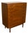 Midcentury Walnut Jack Cartwright for Founders Highboy Tall Dresser Refinished, Attributed For Sale