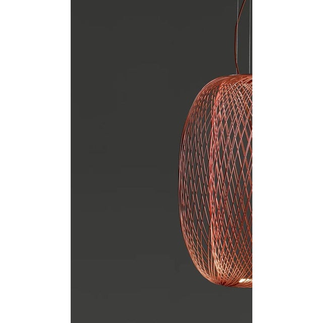 Anwar T 90 Copper Suspension Lamp by Stephen Burks for Parachilna For Sale - Image 6 of 14