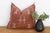 Textile Rust Cascade Cactus Silk Moroccan Pillow For Sale - Image 7 of 7