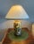 Chinoiserie 80's Yellow Chinoiserie Table Lamp-Single For Sale - Image 3 of 10