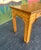 Mid 20th Century Herringbone Bamboo Writing Desk For Sale - Image 5 of 13