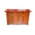 Shanxi Hand Painted Golden Butterfly Sideboard is made out of elm wood. It has 4 doors, 1 removable shelf on each...
