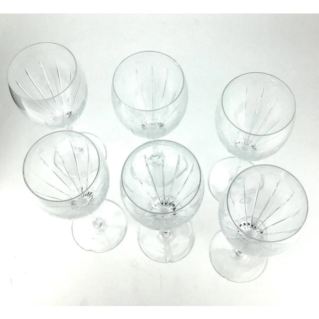 Vintage French Christofle Iriana Water Goblets For Sale - Image 10 of 12