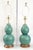 Late 20th Century Lamp Pair Restored Vintage Christopher Spitzmiller Style Coastal Blue Crackled Porcelain For Sale - Image 5 of 14