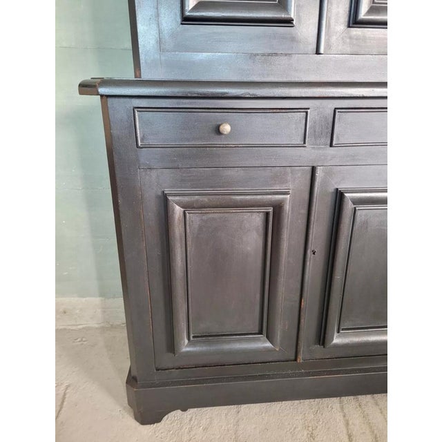 Antique Lacquered Wood Buffet For Sale - Image 13 of 18