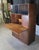 1940s Mid Century Walnut Burl Carved Secretary Writing Desk Bookcase Bureau Cabinet For Sale - Image 4 of 12