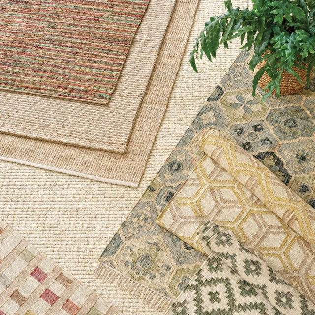 2020s Dash & Albert by Annie Selke Gridwork Ivory Woven Jute Rug, 7' 6" x 9' 6" For Sale - Image 5 of 6