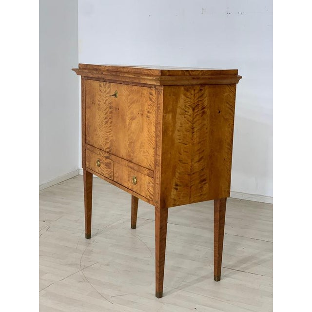 Biedermeier Secretary Cabinet, 1830s For Sale - Image 13 of 16