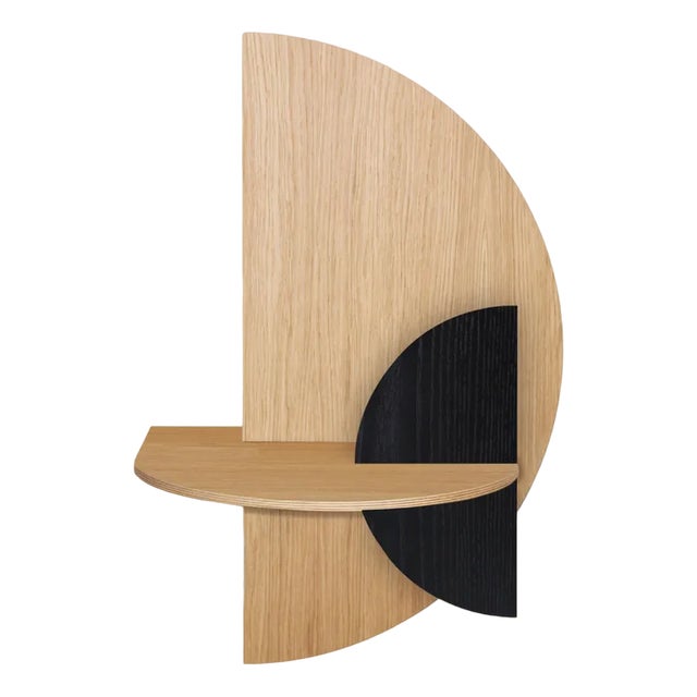 Alba L Nightstand in Oak by Daniel García Sánchez for Woodendot For Sale