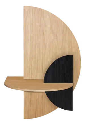 Alba L Nightstand in Oak by Daniel García Sánchez for Woodendot