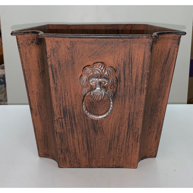 Large Rustic Metal Planter Chairish