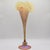 Vintage Doug Vandermark pulled-feather fan vase epitomizes the Art Nouveau, Tiffany style. Hand-blown, art glass in...