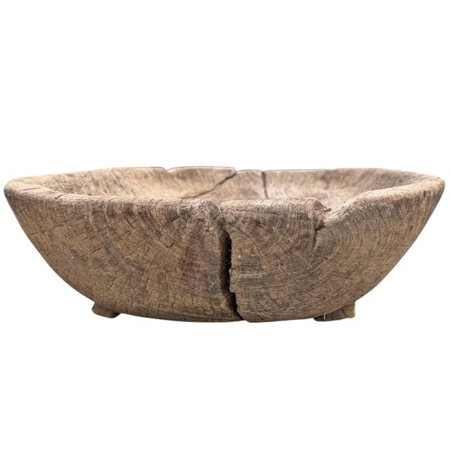 Rather Large 19th Century American Southwest Batea Washbasin For Sale - Image 9 of 15